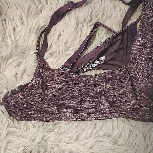 EUC Victoria's Secret Purple Marl Padded Perfect Coverage Bra - Picture 13 of 13